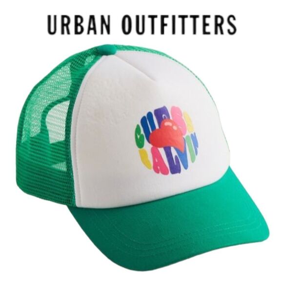 NEW GUESS ORIGINALS X J Balvin UO Urban Outfitters Trucker Cap Hat - Picture 1 of 4